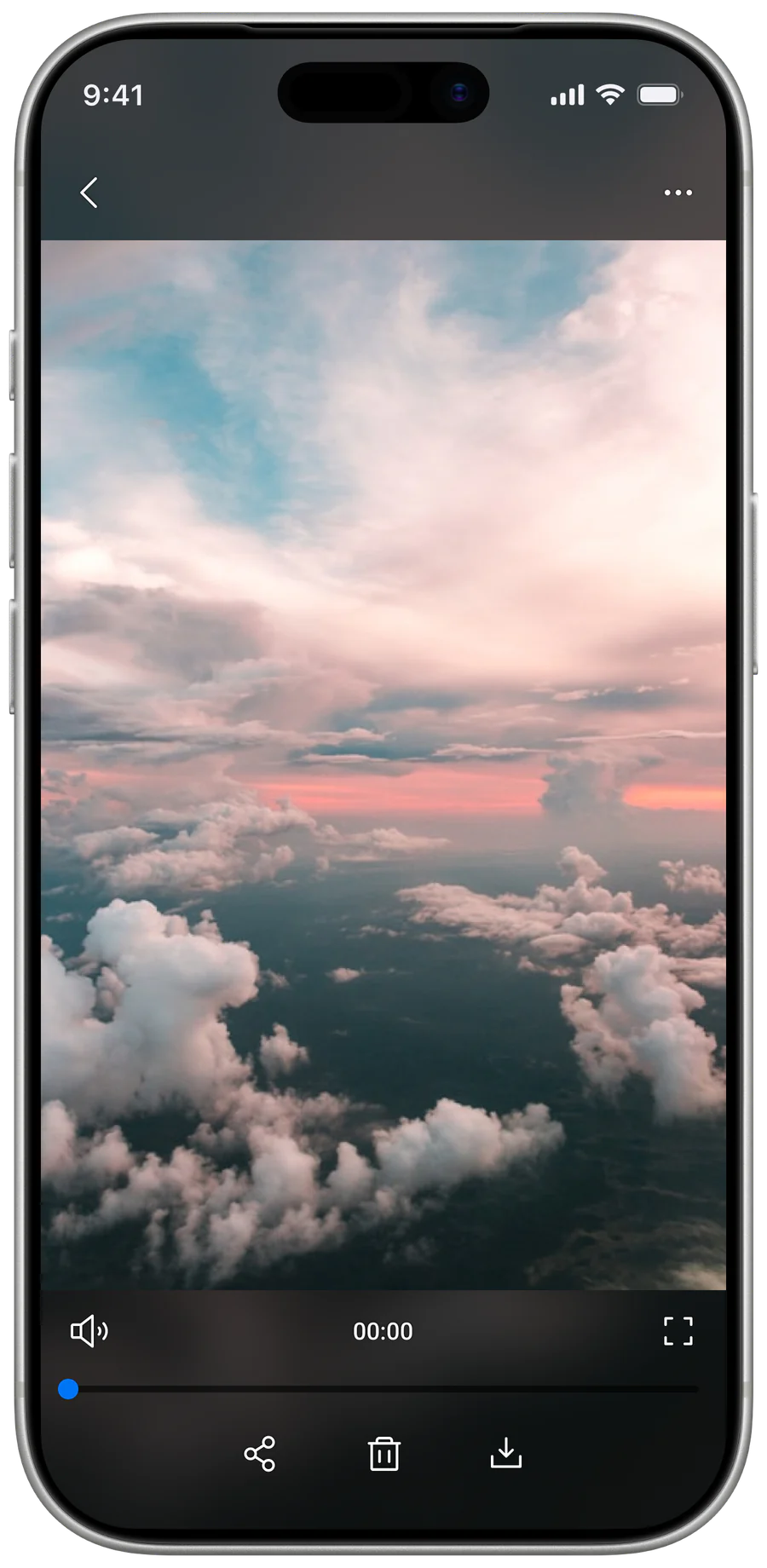 XIAN action camera companion app — mockup screen 3 of 13.